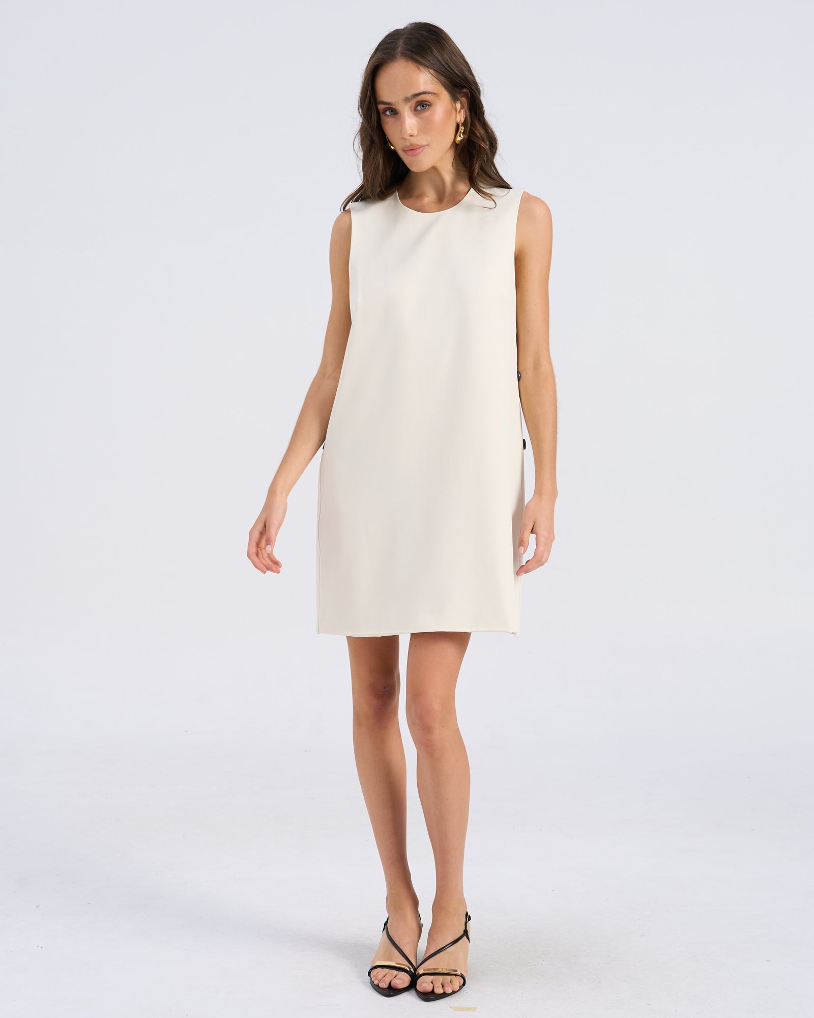VMFAME BUTTONED MINI DRESS